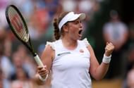 Jelena Ostapenko at the 2022 Championships.